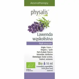 Olejek Eteryczny Lawenda Wąskolistna Bio 10 ml - Physalis