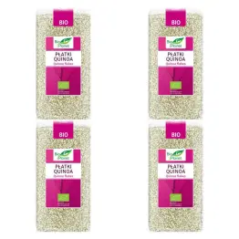 4 x Płatki Quinoa Bio 300 g - Bio Planet - Płatki z Komosy Ryżowej Eko