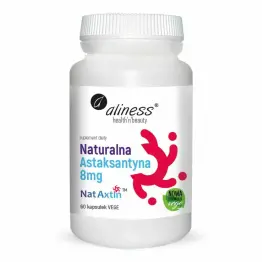 Naturalna Astaksantyna 8 mg 60 Kapsułek - Aliness