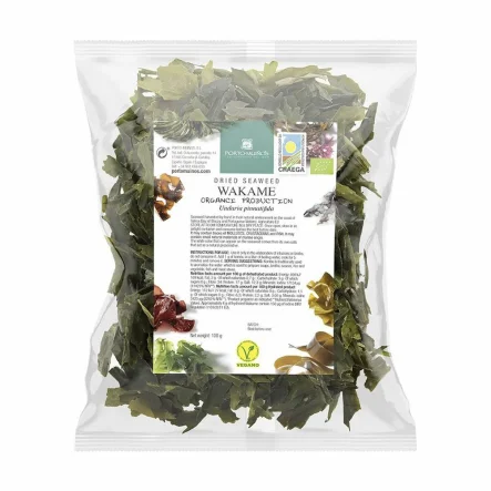 Algi Morskie Suszone Wakame Bio 100 G Torebka Porto Muinos