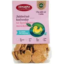Ciastka Orkiszowe z Jabłkiem Bio 100 g - Zemanka