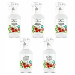 5 x Naturalny Płyn do Mycia Warzyw i Owoców 0,5 l - Laveco