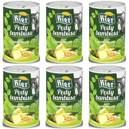 6 x Pędy Bambusa 400 g (200 g) - Kier
