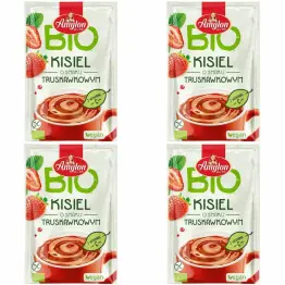 4 x Kisiel o Smaku Truskawkowym Bezglutenowy BIO 30 g - Amylon