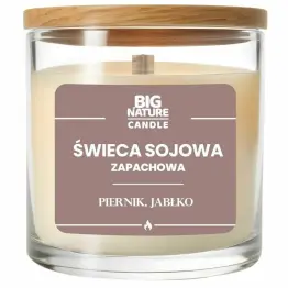 Świeca Sojowa o Zapachu Piernik i Jabłko 225 g - Big Nature
