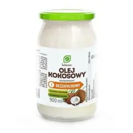Olej Kokosowy Rafinowany 900 ml - Intenson - Bezzapachowy do smażenia i pieczenia!