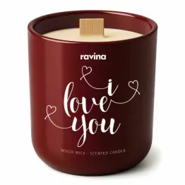 I LOVE YOU Sojowa Świeca Zapachowa w Szkle Typ Zapachu Amor - Ravina