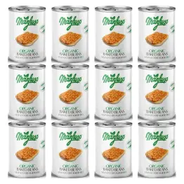 12 x Fasola Biała w Sosie Pomidorowym Bio 400 g - Manfuso
