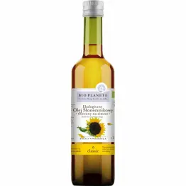 Olej Słonecznikowy Tłoczony na Zimno Bio 500 ml - Bio Planete 