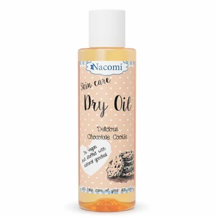 Suchy Olejek do Ciała Pyszne Czekoladowe Ciasteczko 150 ml - Nacomi
