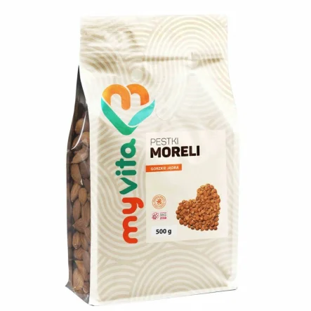 Pestki Moreli Jądra Gorzkie 500 g Myvita
