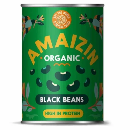 Fasola Czarna w Zalewie Bio 400 g/240 g - Amaizin