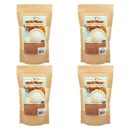 4 x Mąka Migdałowa Bezglutenowa 500 g Pięć Przemian