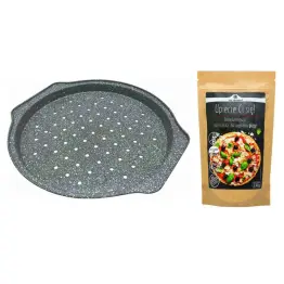 Forma do Pieczenia Pizzy Tacka fi 31 cm Klausberg + Mieszanka do Wypieku Pizzy Bezglutenowa 250 g - Pięć Przemian