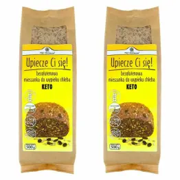 2 x  Mieszanka Chleba Bezglutenowego Keto 500 g - Pięć Przemian