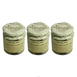 3 x Sardynki Smażone w Bio Oliwie z Oliwek 220 g (154 g) - Pan do Mar