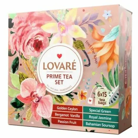 Zestaw Herbat PRIME Tea Set 90 Saszetek (6 x 15 Saszetek) - Lovare