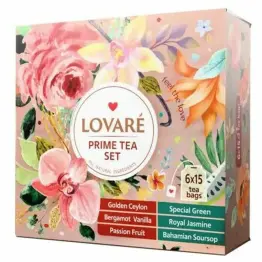 Zestaw Herbat PRIME Tea Set 90 Saszetek (6 x 15 Saszetek) - Lovare