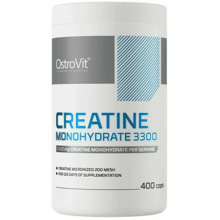 Monohydrat Kreatyny 3300 mg 400 Kapsułek - OstroVit