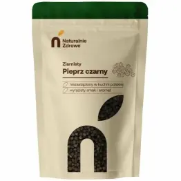 Pieprz Czarny Ziarnisty 250 g - Naturalnie Zdrowe