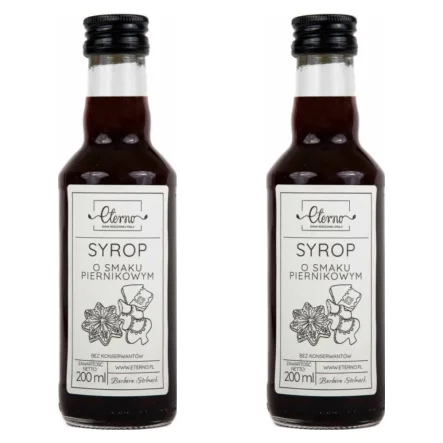 2 x Syrop o Smaku Piernikowym 200 ml - Eterno