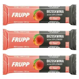 3 x Baton Liofilizowany Brzoskwiniowy Bezglutenowy 10 g - Frupp