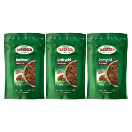 3 x Rodzynki Suszone 1 kg - Targroch