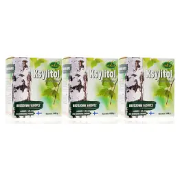 3 x Ksylitol Fiński (Cukier Brzozowy Danisco Oryginalny Xylitol z Brzozy Finlandia) 1 kg - Aka