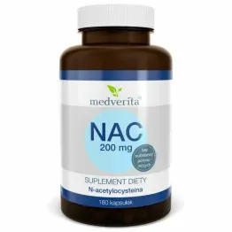 NAC 200 mg 180 Kapsułek - Medverita