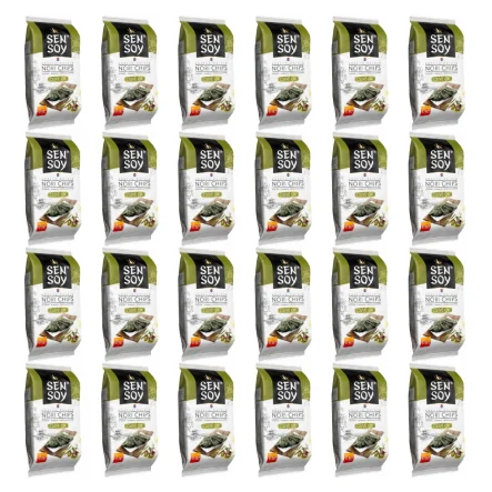 24 x Chipsy Nori Oliwa z Oliwek 4,5 g - Sen Soy