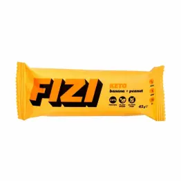 KETO Baton Proteinowy Bezglutenowy Banan+ Orzech Ziemny 45 g - FIZI