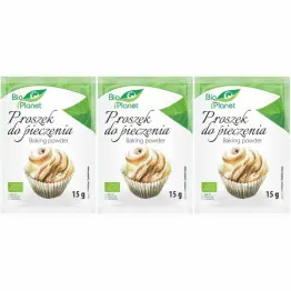 Zestaw 3 x Proszek do Pieczenia Bio 15 g - Bio Planet