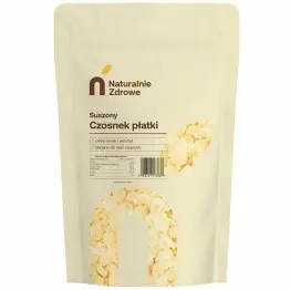 Czosnek Suszony Płatki 100 g - Naturalnie Zdrowe
