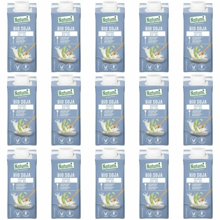 15 x Zagęszczony Produkt Sojowy do Gotowania i Pieczenia Bezglutenowy Bio 200 ml - Natumi