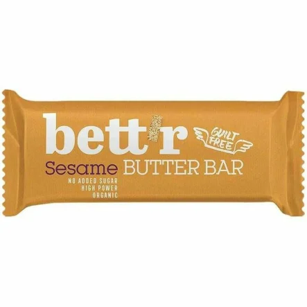 Baton Daktylowy z Pastą Sezamową Bez Dodatku Cukru Bio 30 g - BETTR