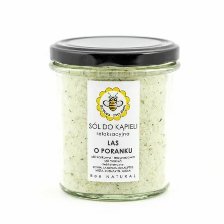 Sól do Kąpieli Relaksująca LAS O PORANKU 350 g - Miodowa Mydlarnia