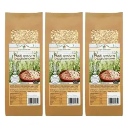 3 x Płatki Owsiane Bezglutenowe Błyskawiczne 500 g - Pięć Przemian