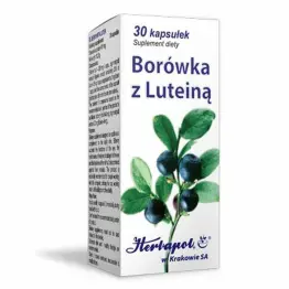 Borówka z Luteiną 30 Kapsułek - Herbapol