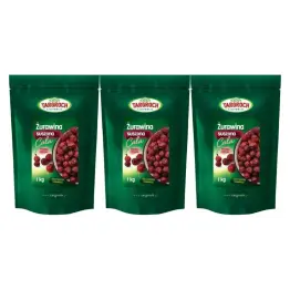 3 x Żurawina Suszona Cała 500 g - Targroch