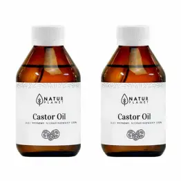 2 x Olej Rycynowy Nierafinowany 100 ml - Natur Planet