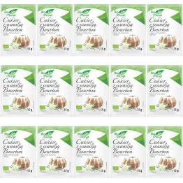Zestaw 15 x Cukier Waniliowy z Wanilią Bourbon Bio 15 g - Bio Planet