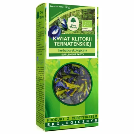Klitoria Ternateńska Kwiat EKO 10 g - Dary Natury