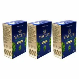 3 x Yerba Mate YACUY Pure Leaf  Unsmoked Vaccum 500 g
