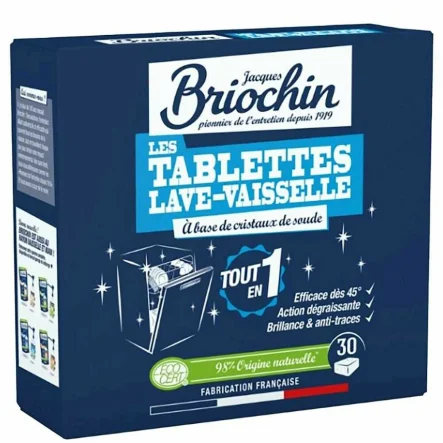 Tabletki do Zmywarek Silnie Odtłuszczające 30 Sztuk - Briochin