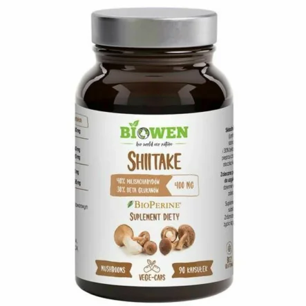 Grzyby Shiitake Ekstrakt (400 mg) 90 Kapsułek - Biowen