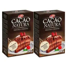 2 x Kakao Naturalne Ekstra Ciemne 200 g - Celiko