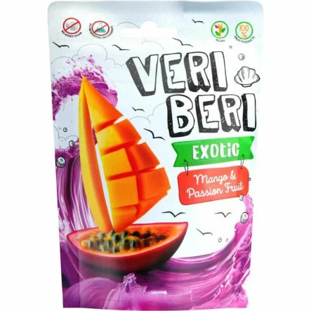 Żelki Exotic Mango i Marakuja z Kokosem 50 g - Veri Beri