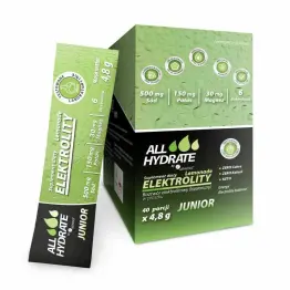 ALLHydrate Elektrolity JUNIOR Lemon 40 Saszetek - Aliness