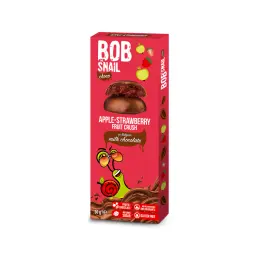 Przekąska Jabłkowo-Truskawkowa w Mlecznej Czekoladzie 30 g - Bob Snail