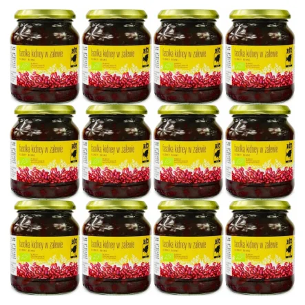 12 x Fasolka Kidney w Zalewie w Słoiku Bio 360 g (240 g) - Bio Planet Fasola Czerwona